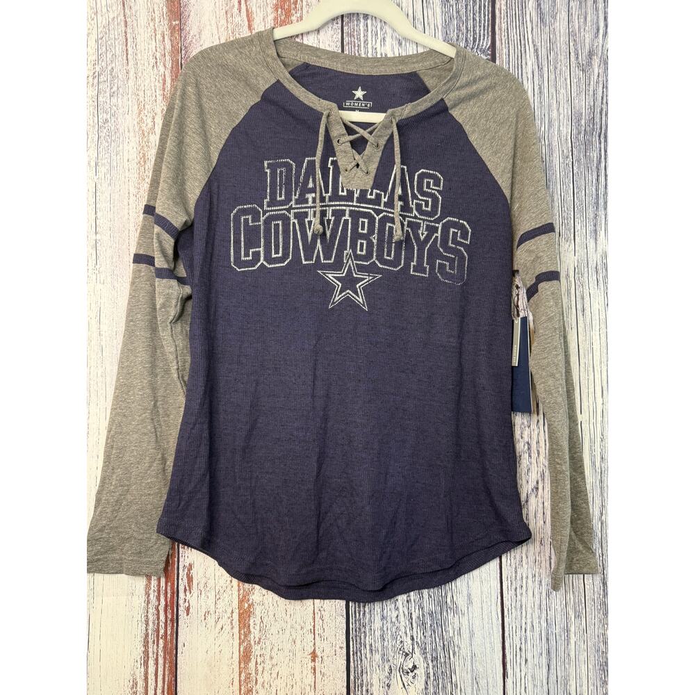 NWT Women's Dallas Cowboy's Basic Fit Top Medium